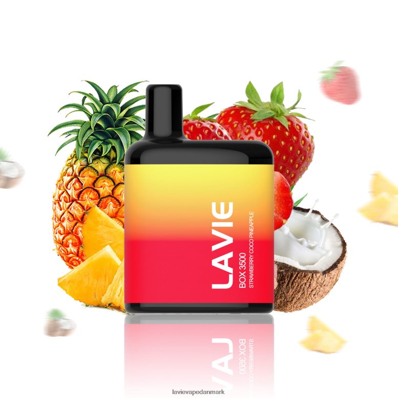 Lavie Vape Købe - LAVIE BOX 3500 pust jordbær coco ananas 42P60T207