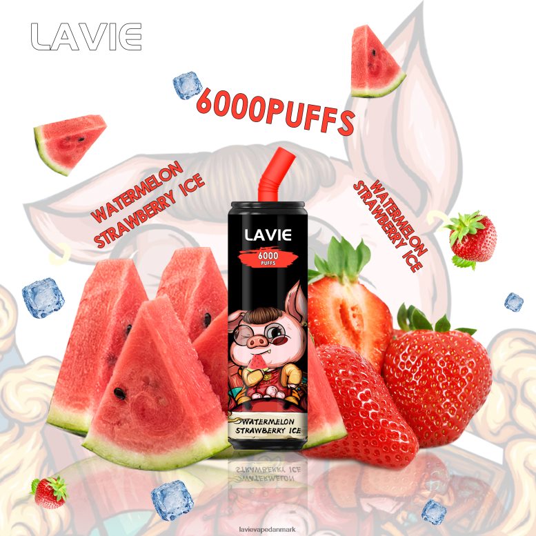 Lavie Vape Købe - LAVIE Coke BAR 6000 pust vandmelon jordbæris 42P60T267