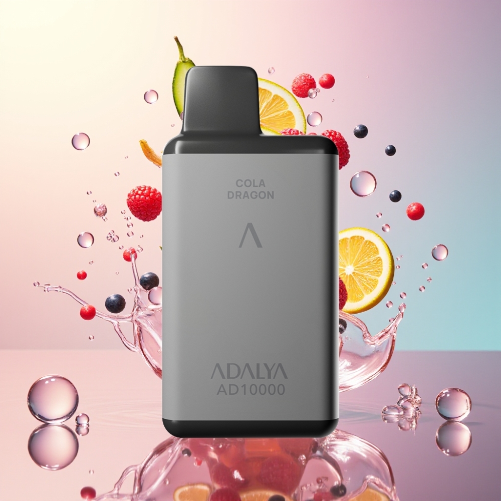 Adalya AD 10000 Puffs Engros Danmark Cola Drage USB-C