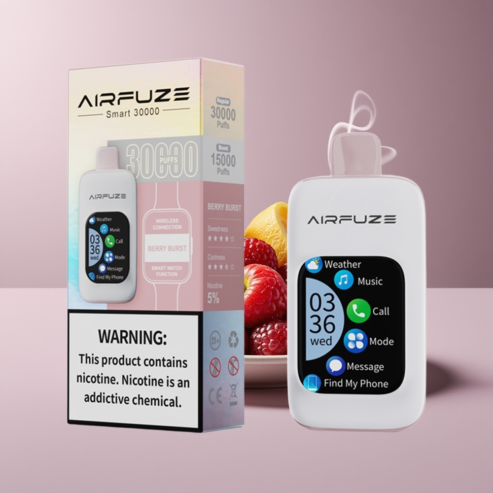AirFuze Smart 30000 Puffs 5% Engros Danmark Bærblanding