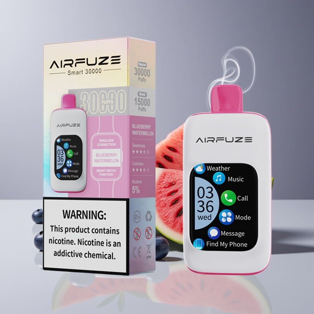 AirFuze Smart 30000 Puffs Blåbær Vandmelon 900mAh Engros Danmark