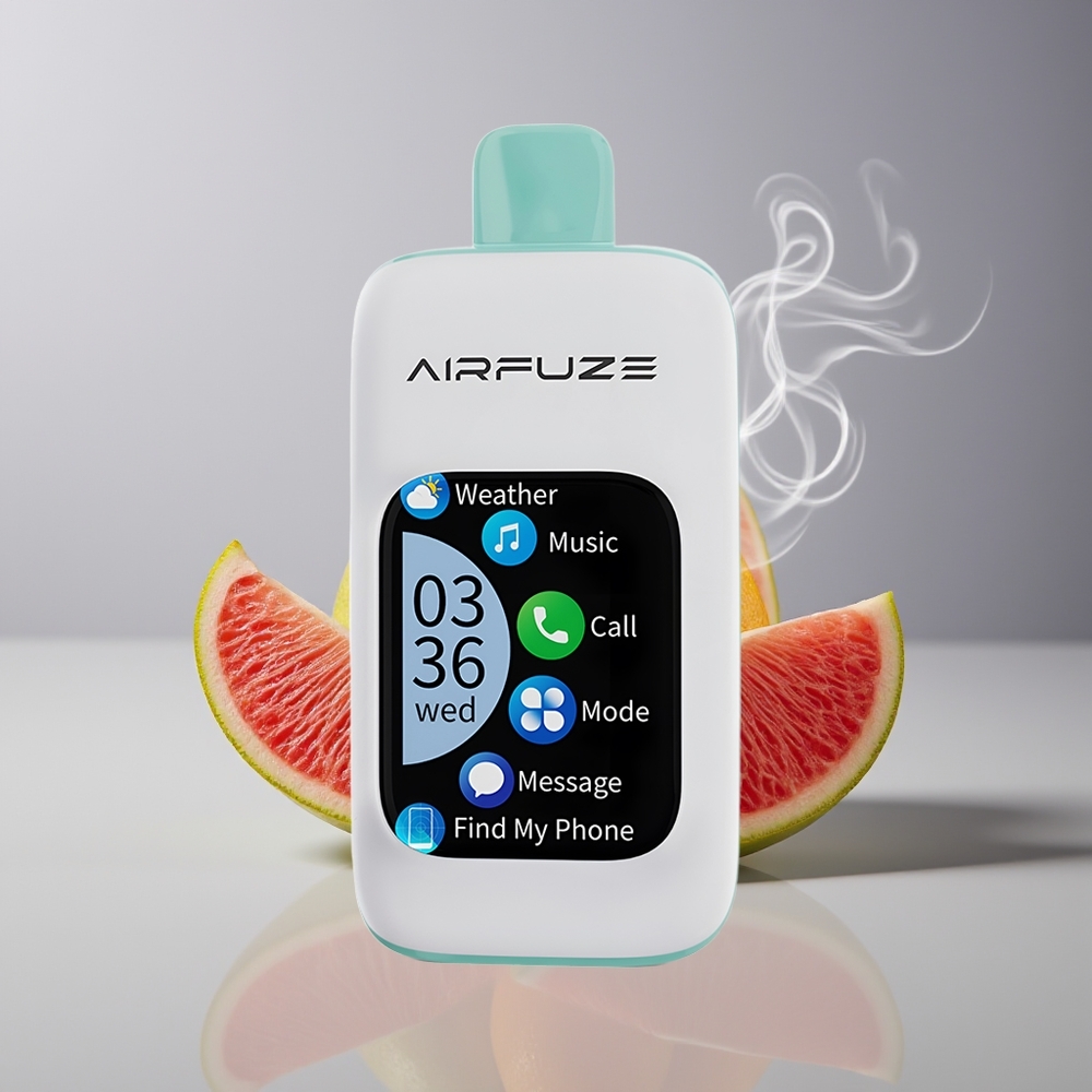 AirFuze Smart 30000 Puffs Engros Danmark Regnbue Frugt Eksplosion med Touch Skærm