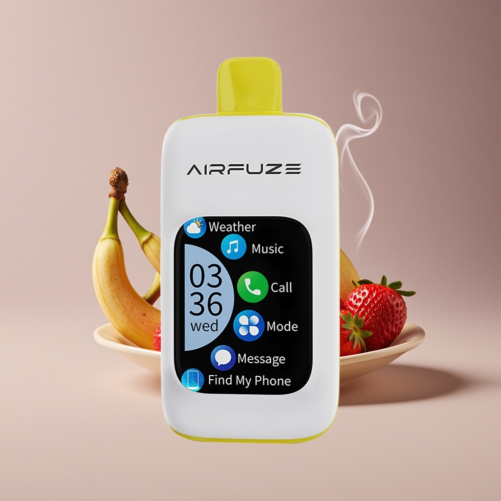 AirFuze Smart 30000 Puffs Engros Danmark Type-C Jordbær Banan