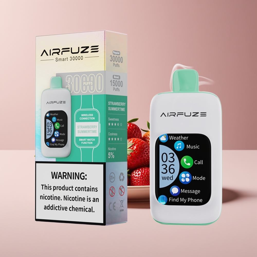 AirFuze Smart 30000 Puffs Engros Danmark Type-C Jordsummertid