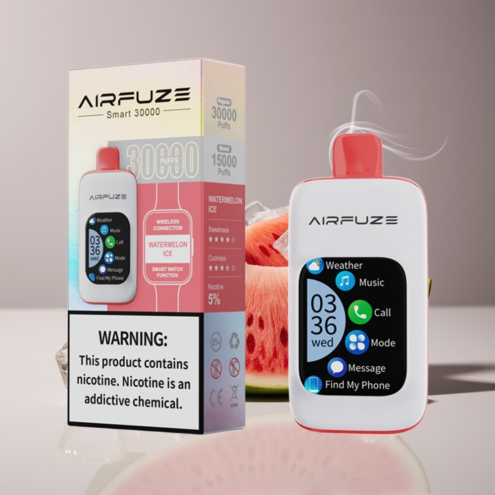 AirFuze Smart 30000 Puffs Engros Danmark Type-C Vandmelon Is Disposable Vape