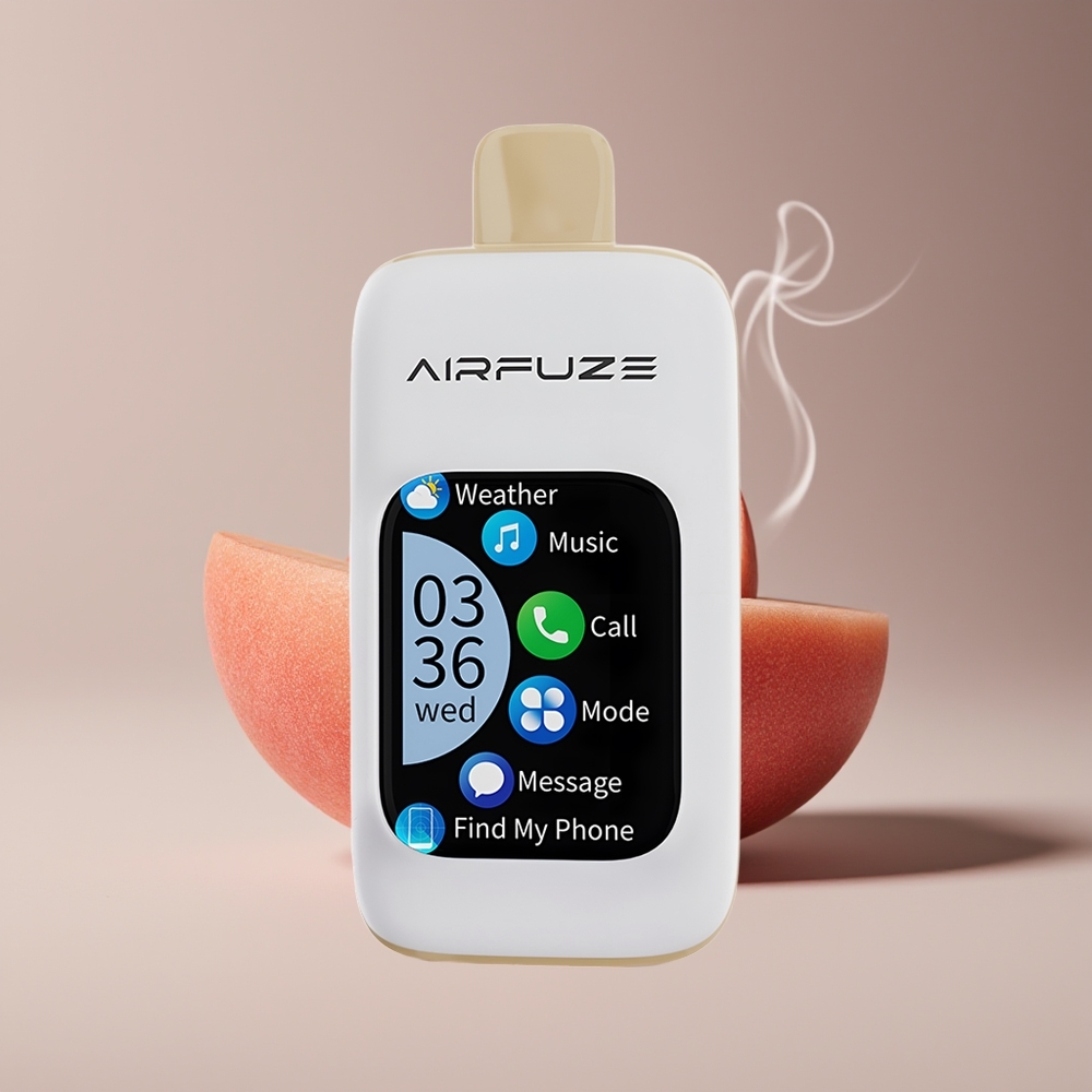 AirFuze Smart 30000 Puffs Type-C Engros Danmark Juicy Peach (Saftig Fersken)