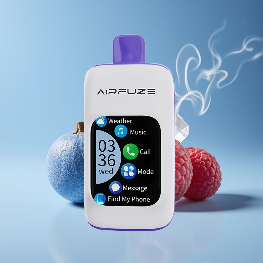 AirFuze Smart Pro 40000 Puffs 20ML Engros Danmark Blå Hindbær Is