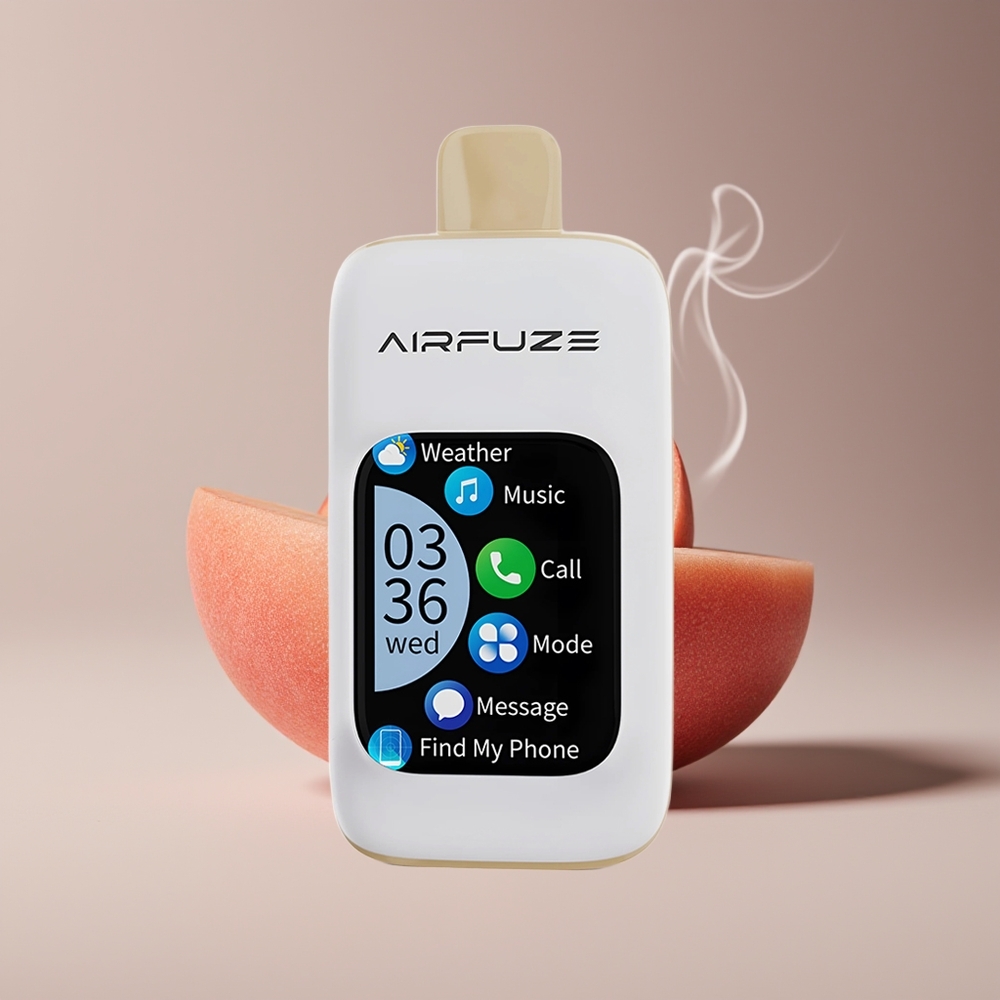 AirFuze Smart Pro 40000 Puffs Engros Danmark 20ML Juicy Peach (Saftig Fersken)