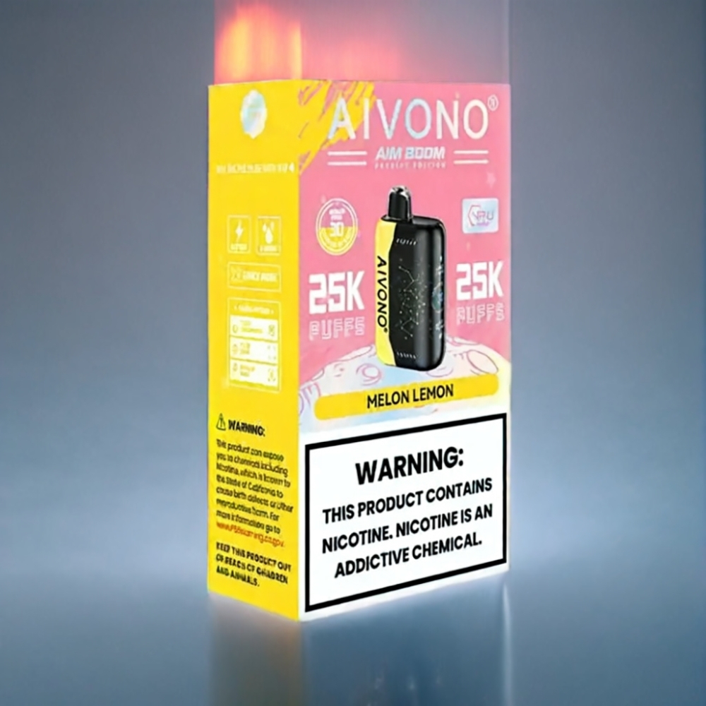Aivono AIM BOOM 25000 Puffs Melon Citron Engros Danmark Type-C Opladning