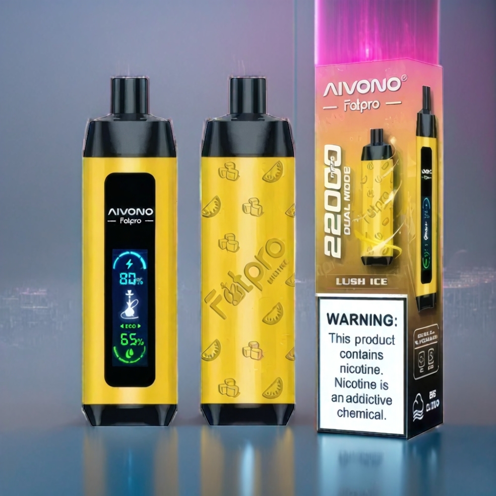 Aivono AIM FATPRO 22000 Puffs Saftig Is Engros Danmark 28ml E-liquid