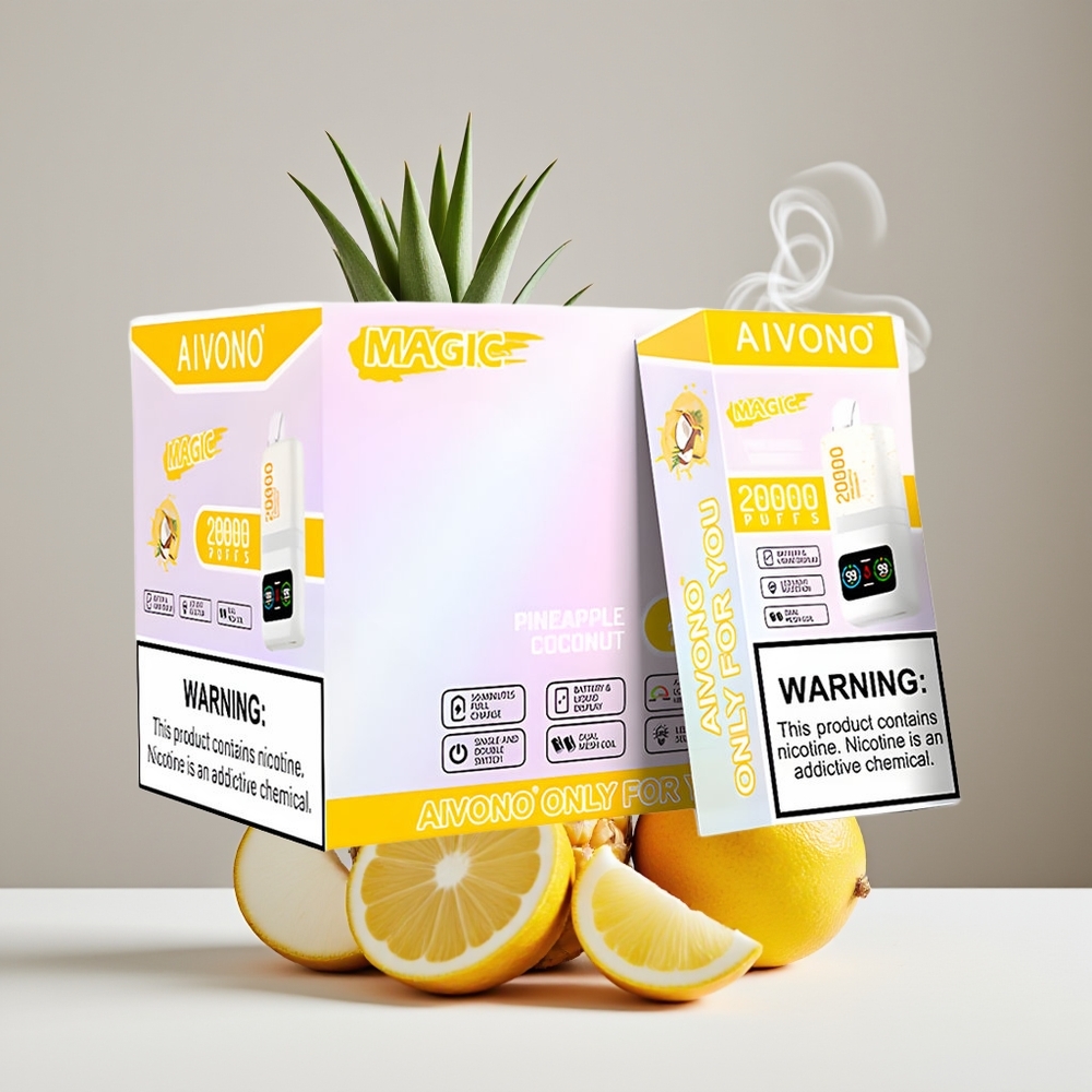 Aivono AIM MAGIC 20000 Puffs Engros Danmark Type-C Ananas Kokos