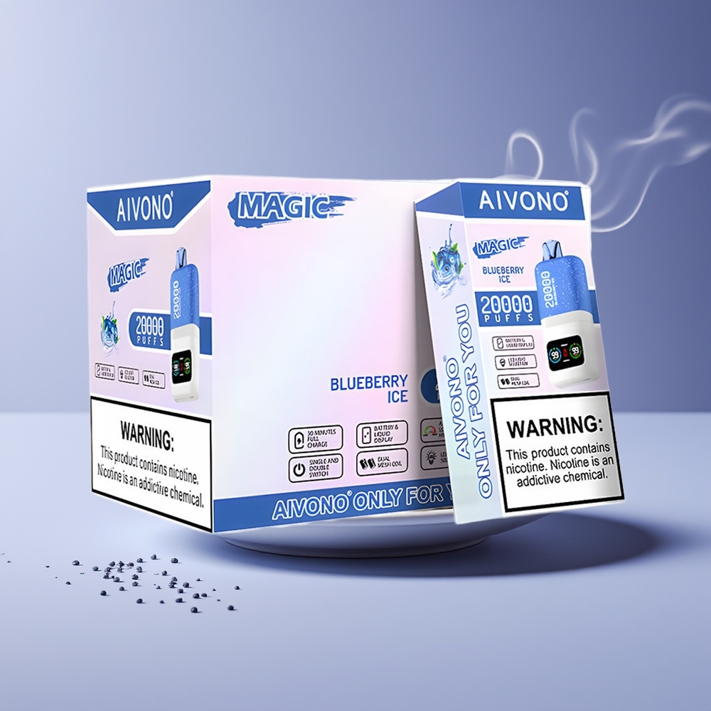 Aivono AIM MAGIC 20000 Puffs Engros Danmark Type-C Blåbær Is