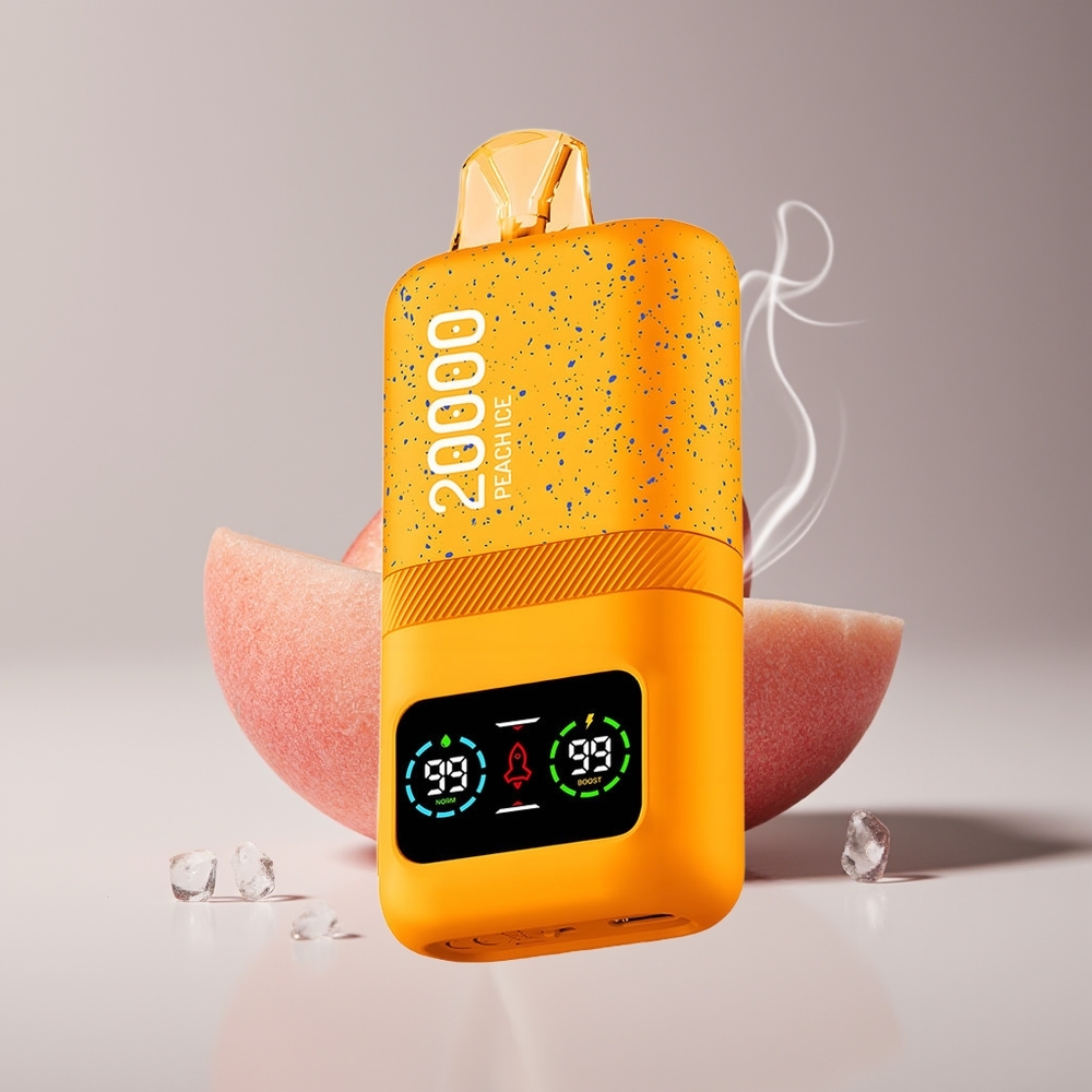 Aivono AIM MAGIC 20000 Puffs Fersken Is Engros Danmark LCD
