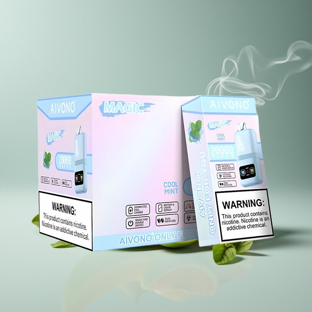 Aivono AIM MAGIC 20000 Puffs Kølig Mynte Dual Mesh Engros Danmark