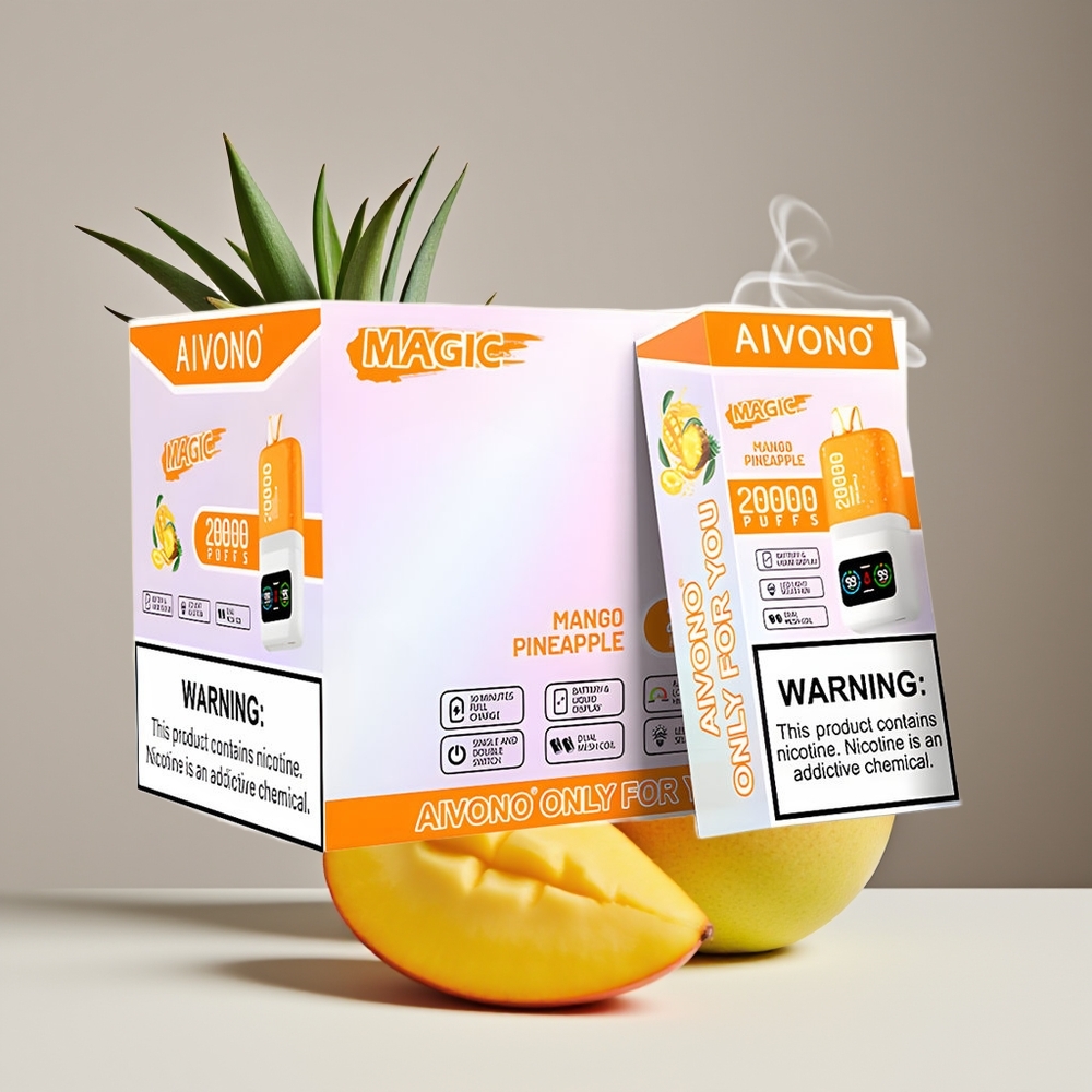 Aivono AIM MAGIC 20000 Puffs Mango Ananas Dual Mesh Coils Engros Danmark