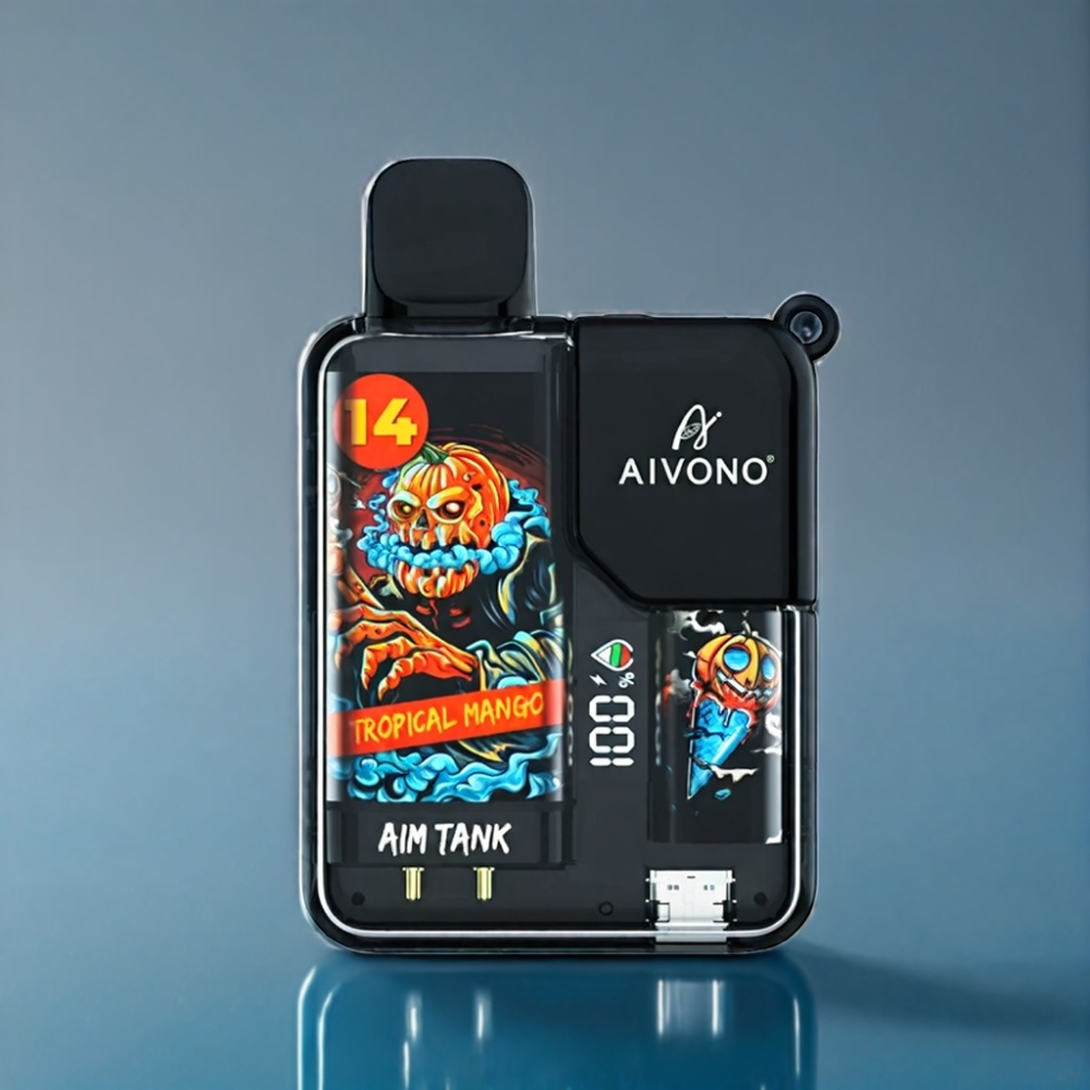 Aivono AIM-TANK 9500 Puffs Tropisk Mango 18ml Engros Danmark