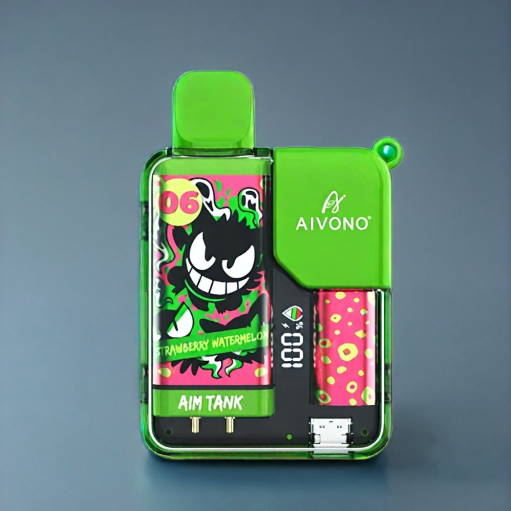 Aivono AIM-TANK Jordbær Vandmelon 9500 Puffs 650mAh Engros Danmark