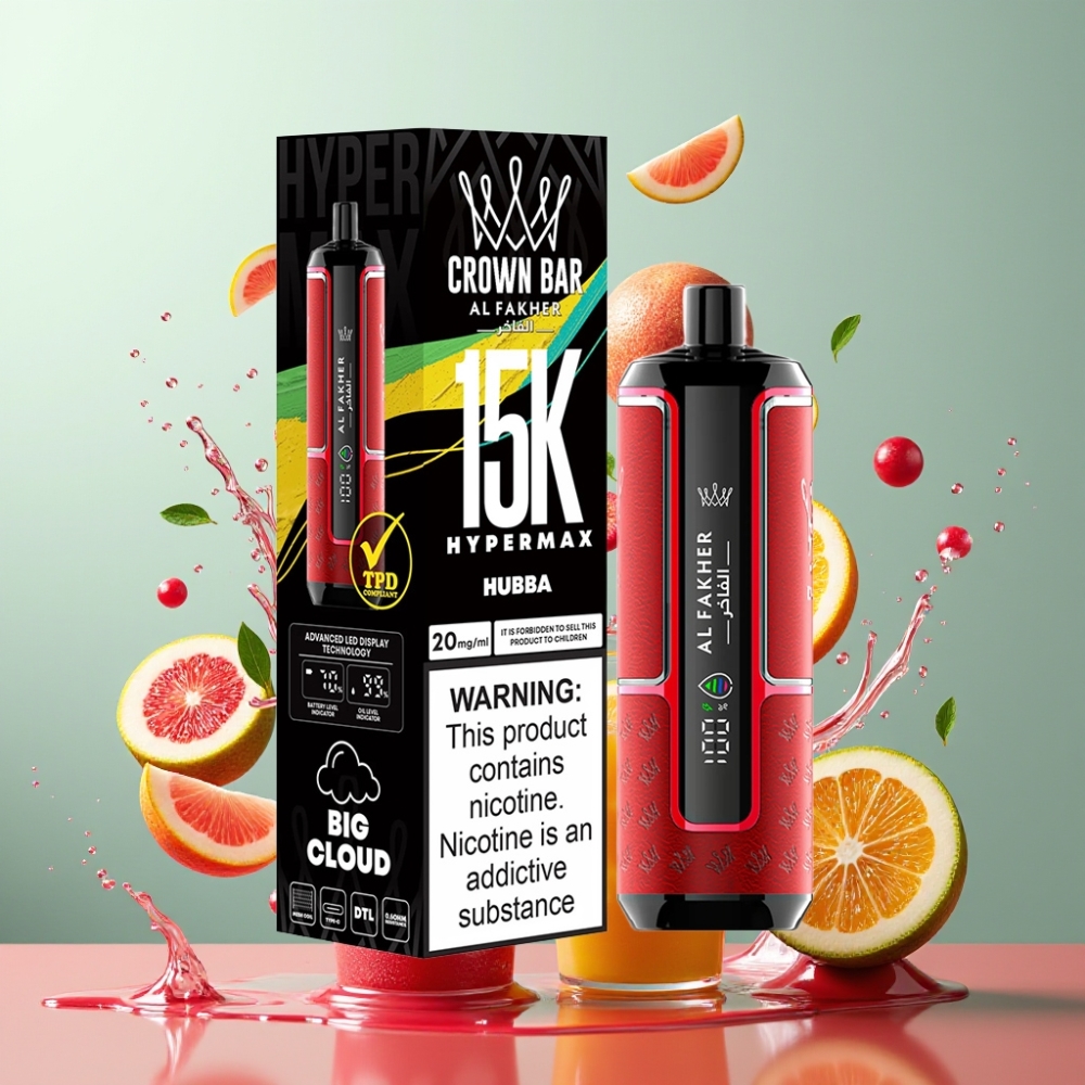 Al Fakher Crown Bar 15K Hypermax Engros Danmark 22ml DTL