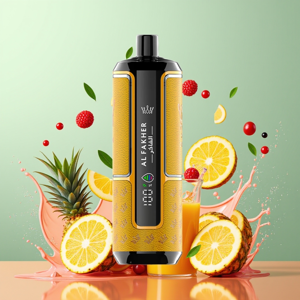 Al Fakher Crown Bar 15K Hypermax Engros Danmark Direkte-til-lunge Mango Ananas