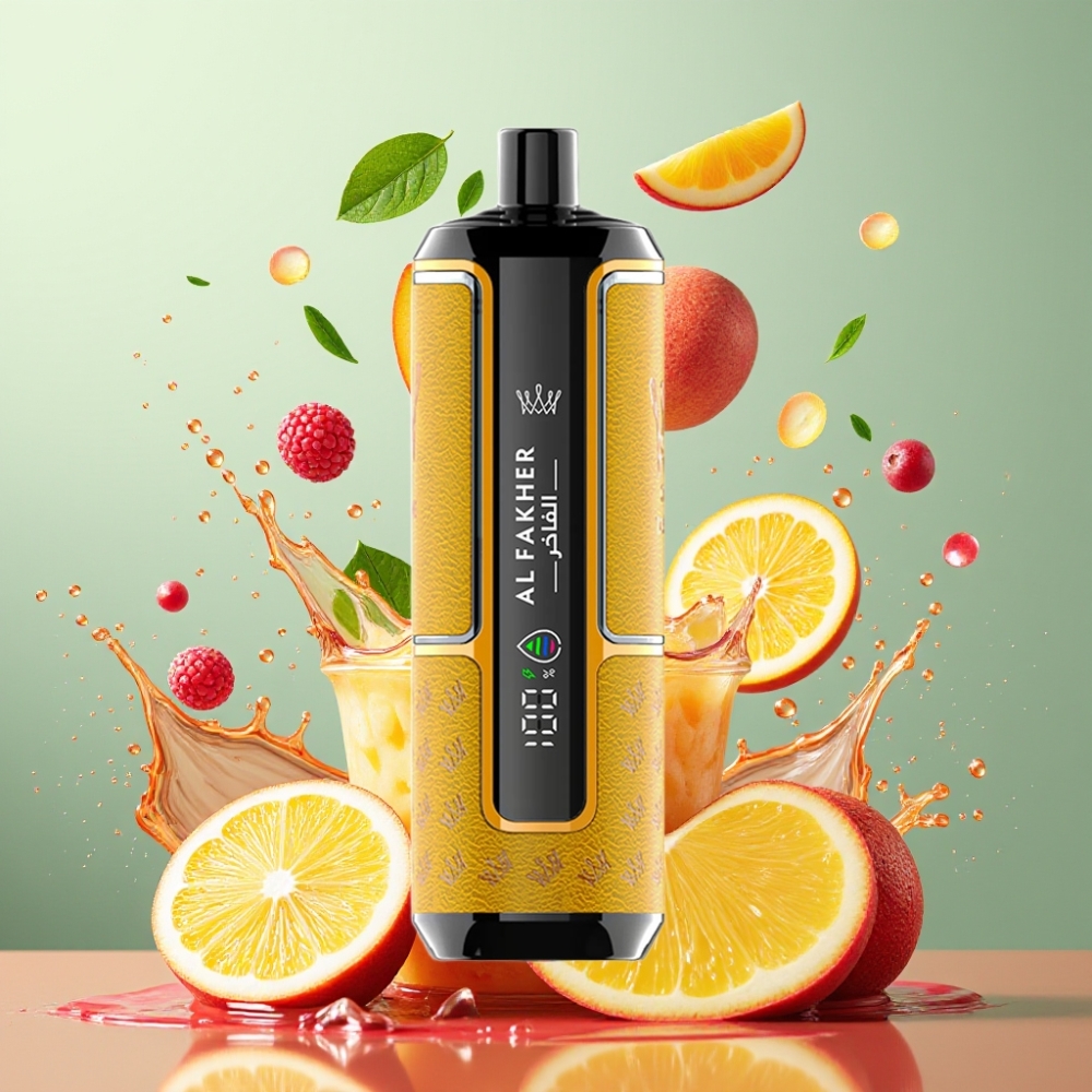 Al Fakher Crown Bar 15K Hypermax Engros Danmark Direkte-til-lunge Mango Is
