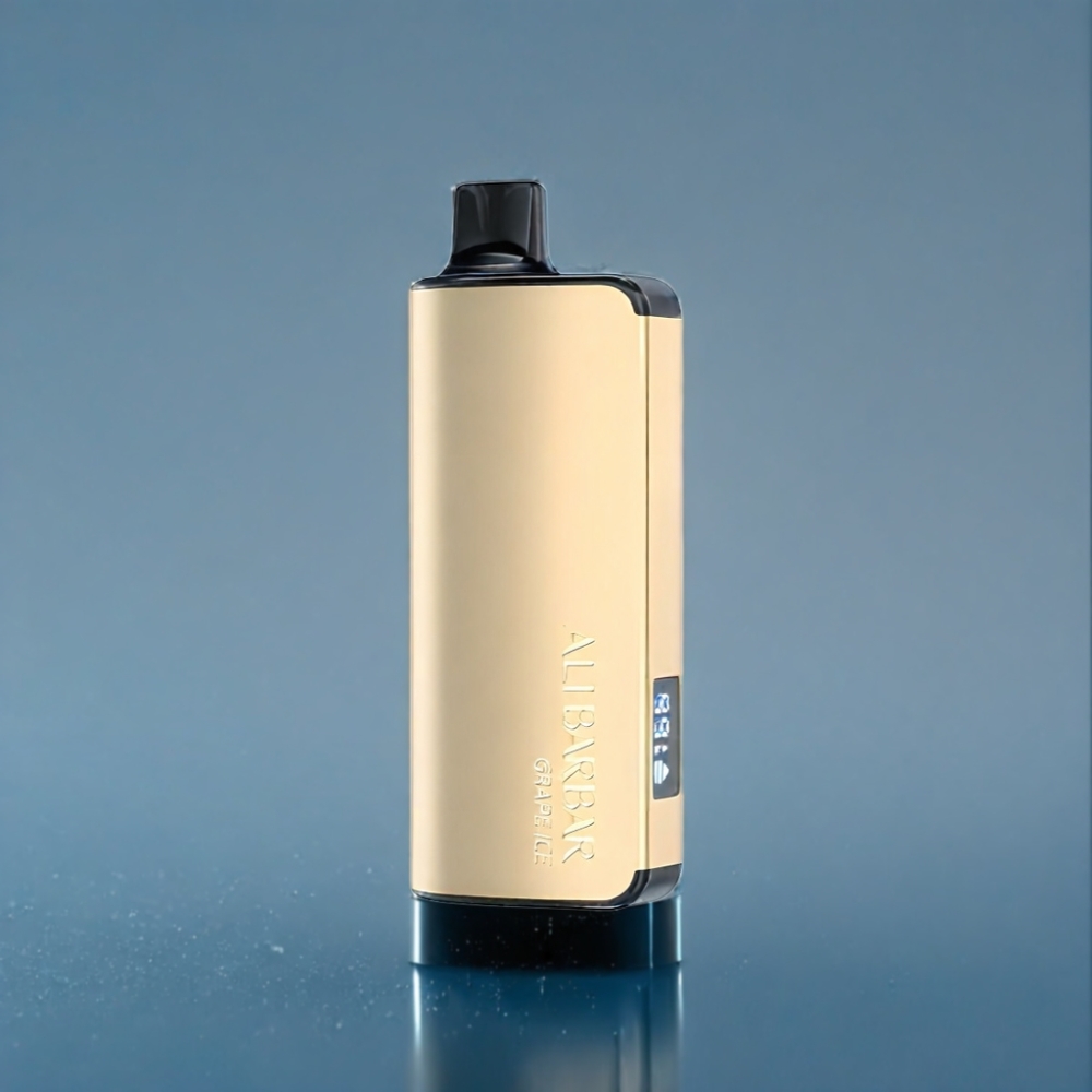 Alibarbar Ingot 9000 Puffs Vin Is Engros Danmark LED Display