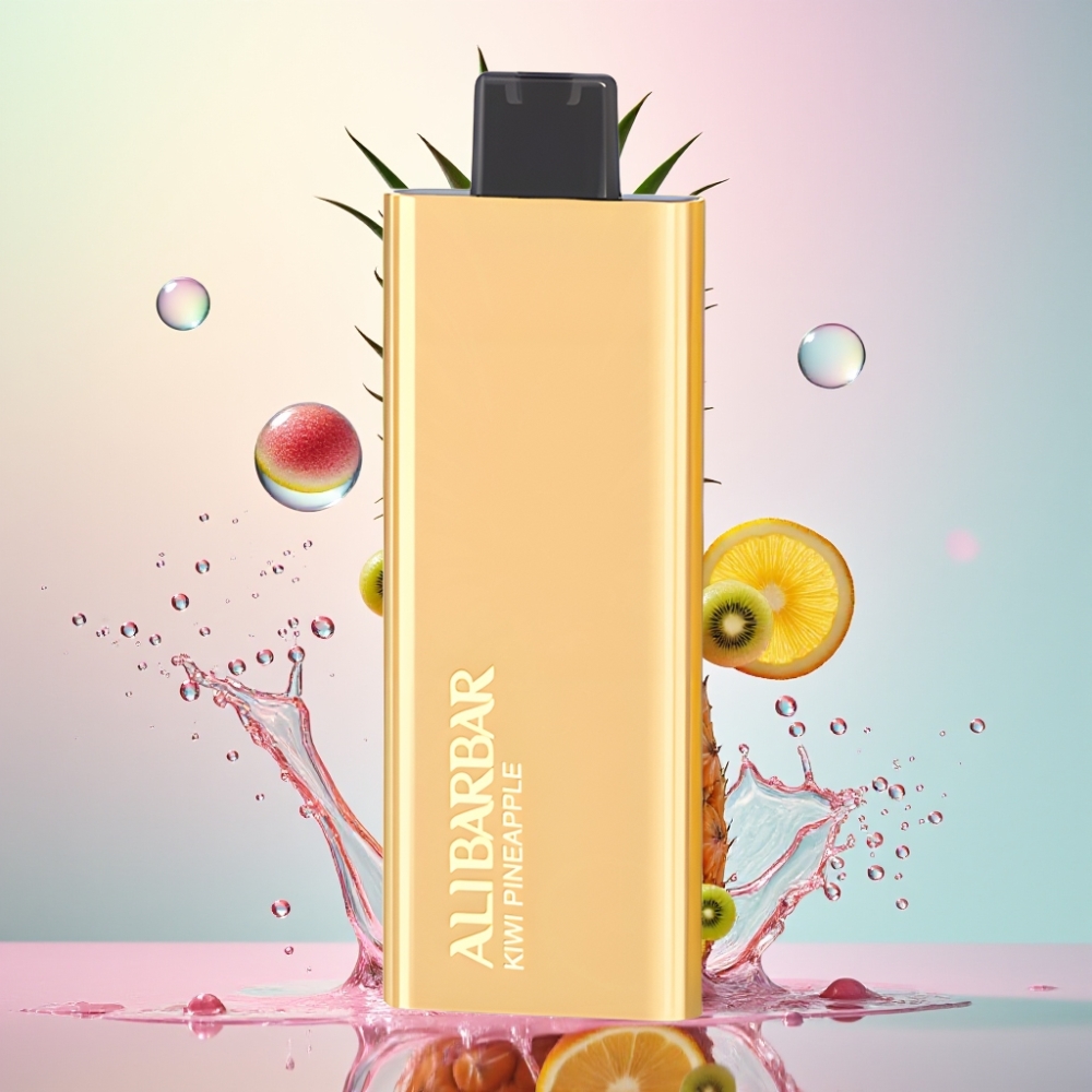 Alibarbar Pandora 7000 Puffs 17 ml Engros Danmark Kiwi Ananas