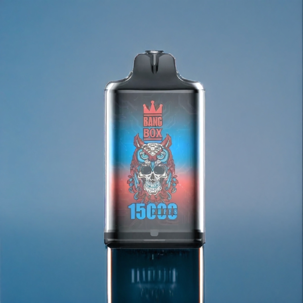 Bang Box 15000 Puffs Blå Hindbær Is Engros Danmark TYPE-C