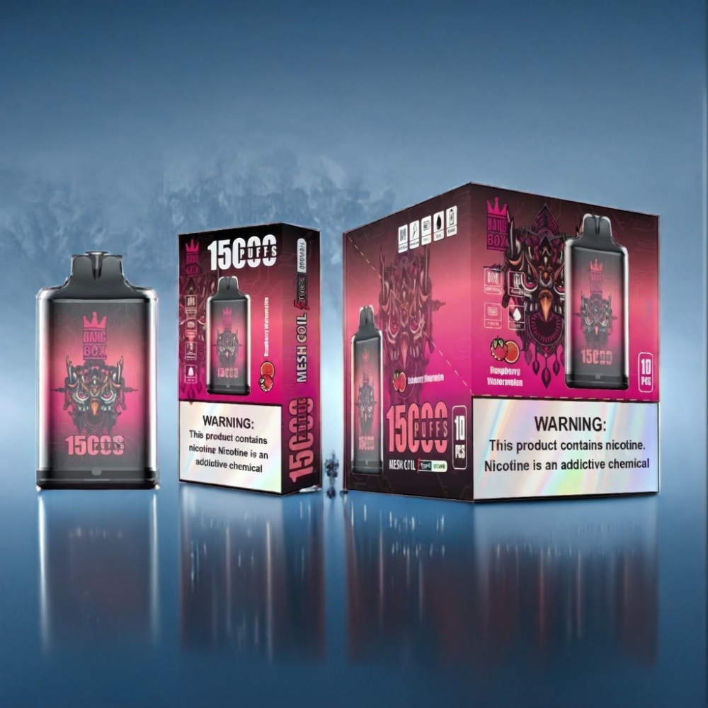 Bang Box 15000 Puffs Hindbær Vandmelon 23ml Engros Danmark