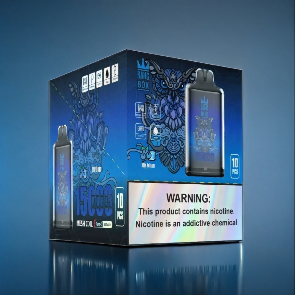 Bang Box 15000 Puffs Hr Blå Engros Danmark 23ml