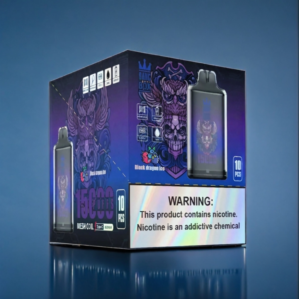 Bang Box 15000 Puffs Sort Drage Is Engros Danmark 23ml