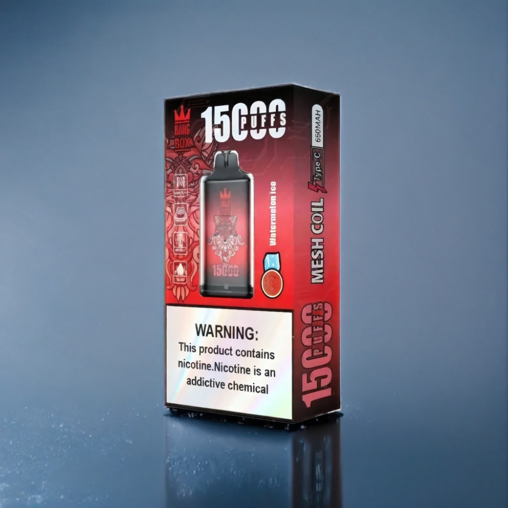 Bang Box 15000 Puffs Vandmelon Is 23ml Engros Danmark