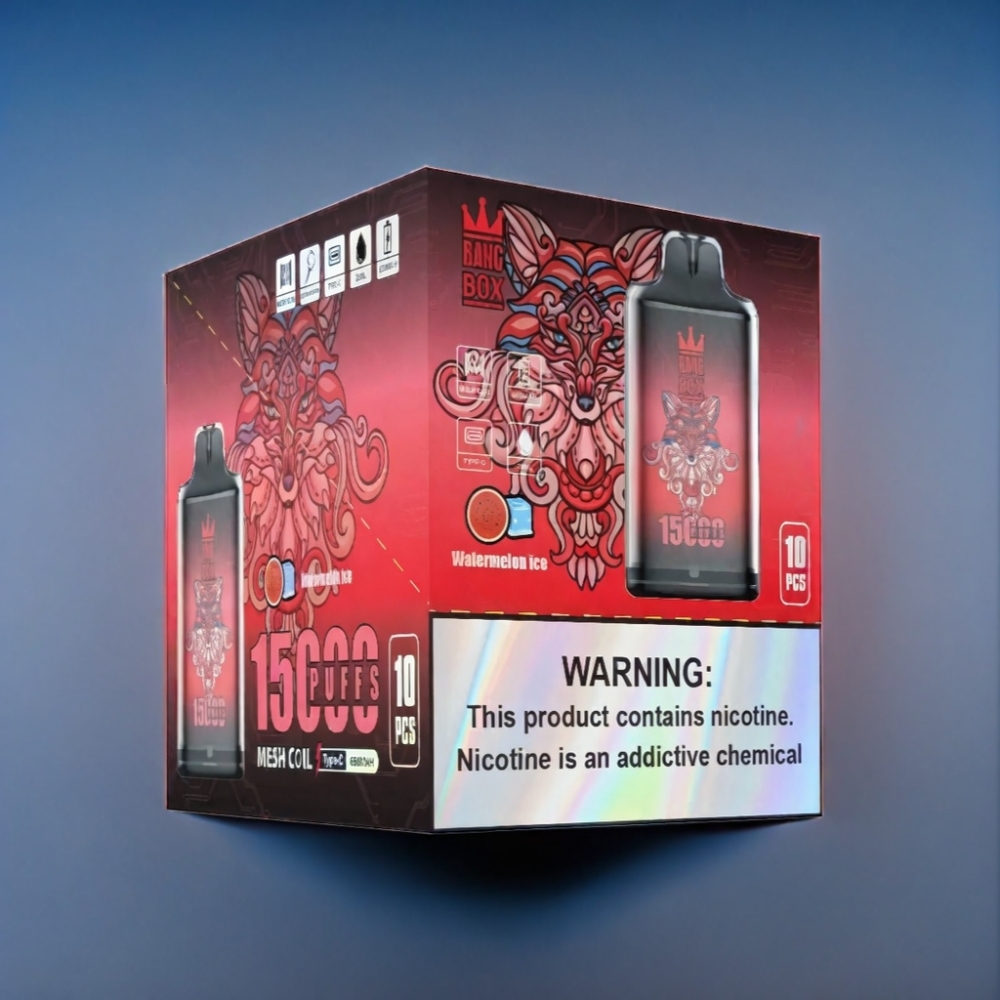 Bang Box 15000 Puffs Vandmelon Is 23ml Engros Danmark