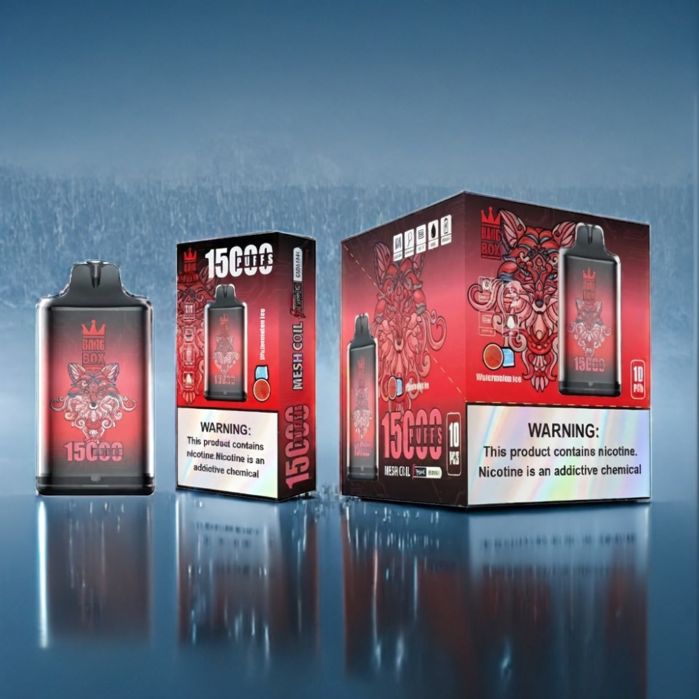 Bang Box 15000 Puffs Vandmelon Is 23ml Engros Danmark