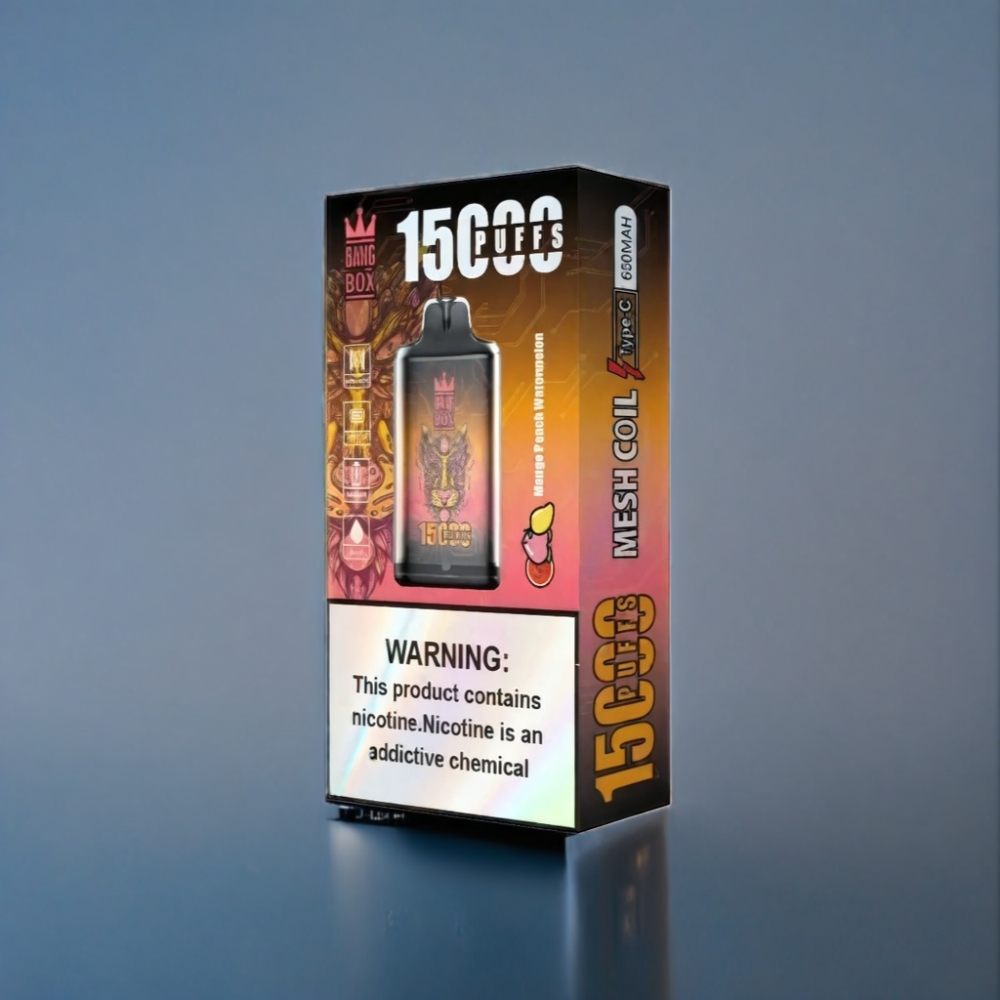Bang Box Engros Danmark 15000 Puffs Mango Fersken Vandmelon 23ml