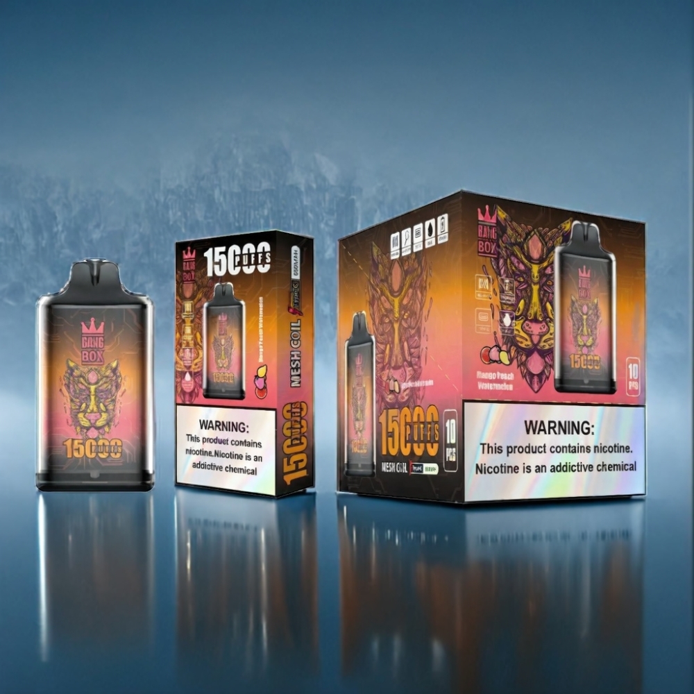 Bang Box Engros Danmark 15000 Puffs Mango Fersken Vandmelon 23ml
