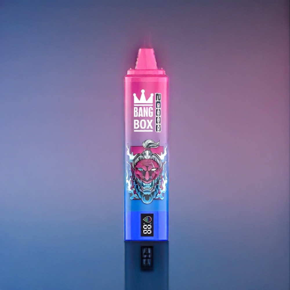 Bang Box 20000 Puffs Blåbær Sur Hindbær Is Engros Danmark 35ml