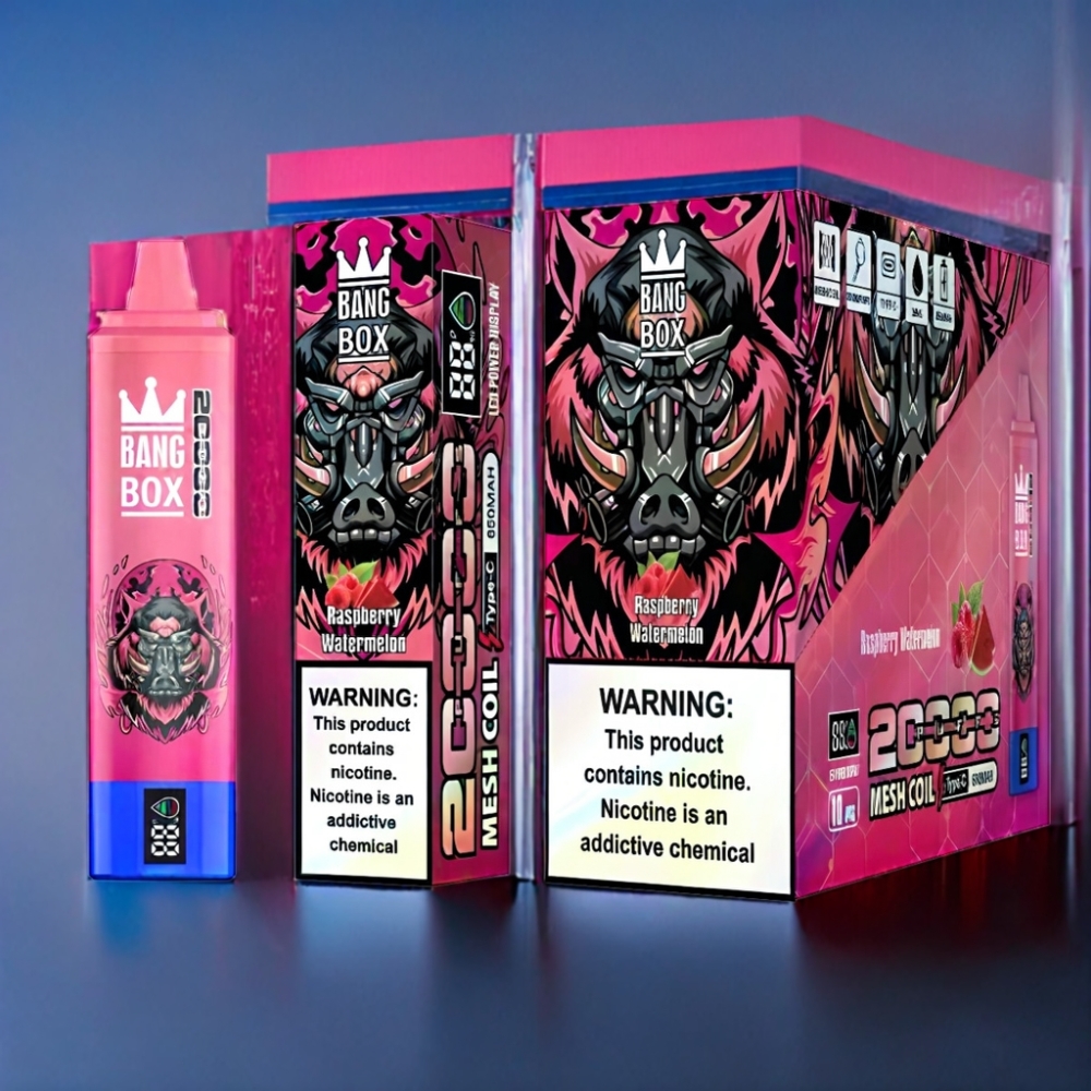 Bang Box 20000 Puffs Hindebær Vandmelon Engros Danmark 850mAh