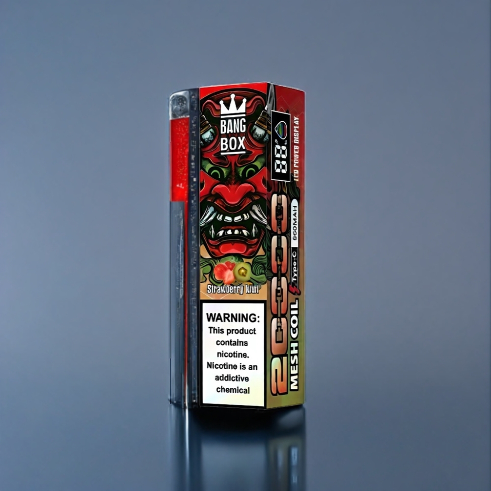 Bang Box 20000 Puffs Jordbær Kiwi 35ml Engros Danmark