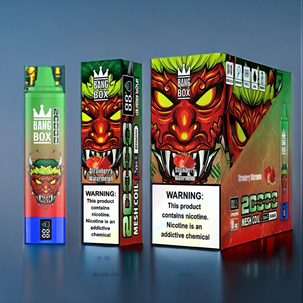 Bang Box 20000 Puffs Jordbær Vandmelon Engros Danmark 35ml
