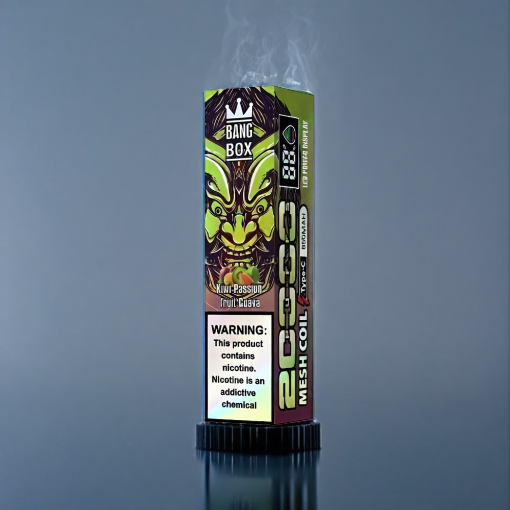 Bang Box 20000 Puffs Kiwi Passionsfrugt Guava Engros Danmark 850mah