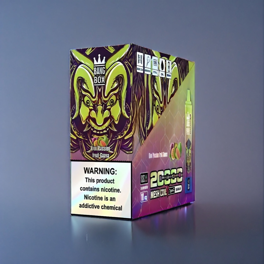 Bang Box 20000 Puffs Kiwi Passionsfrugt Guava Engros Danmark 850mah