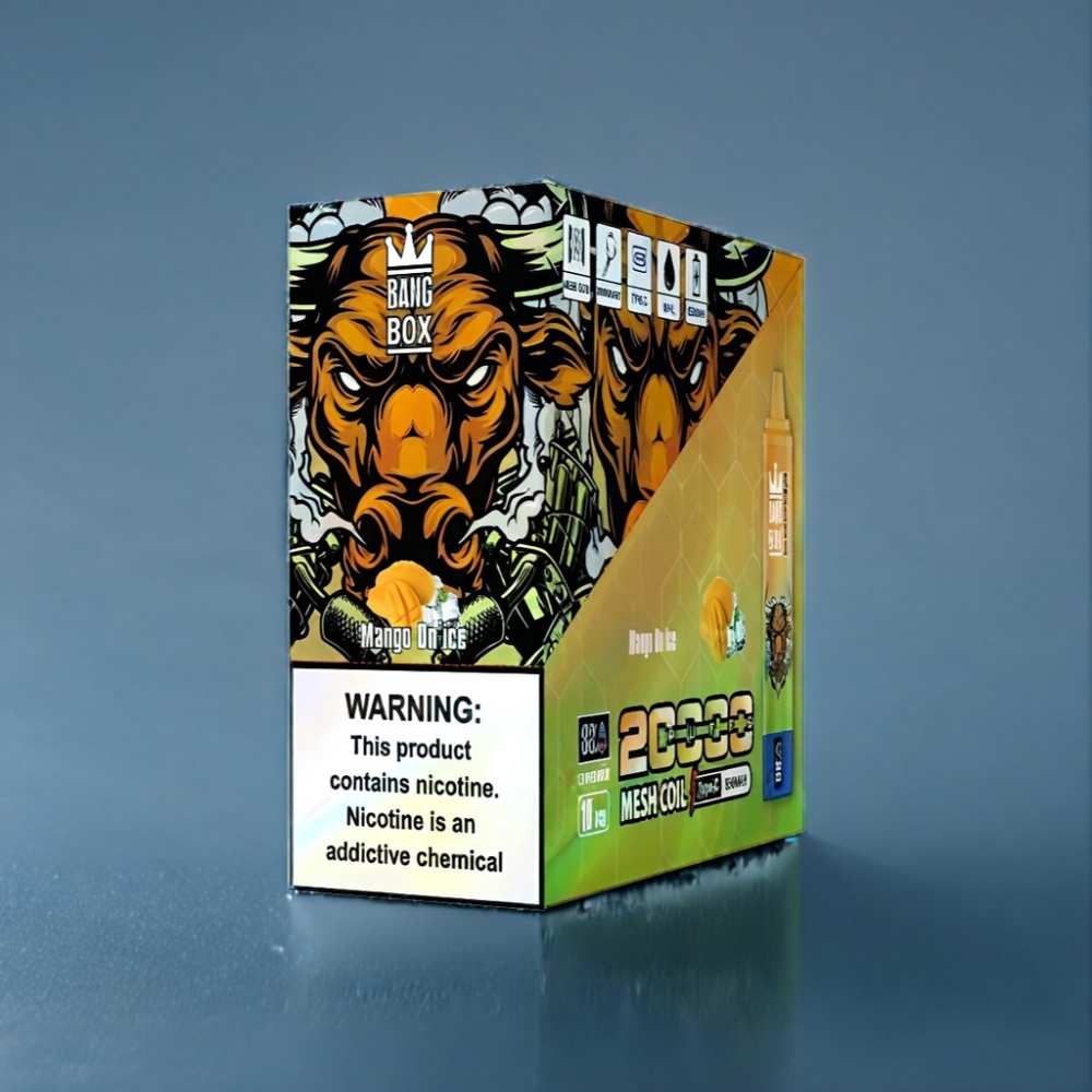 Bang Box 20000 Puffs Mango På Is Engros Danmark Mesh Coil