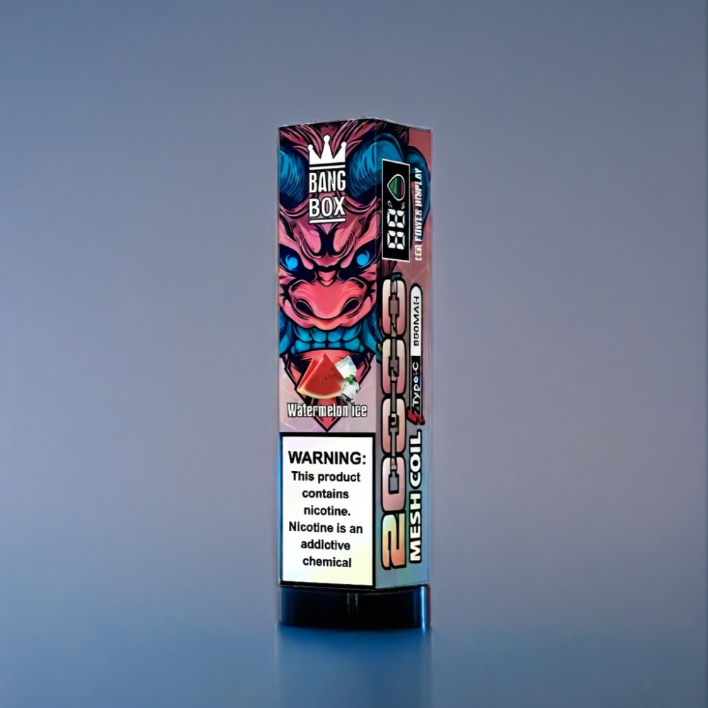 Bang Box 20000 Puffs Vandmelon Is 35ml Engros Danmark