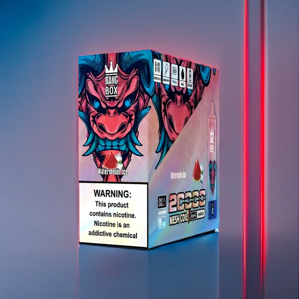 Bang Box 20000 Puffs Vandmelon Is 35ml Engros Danmark