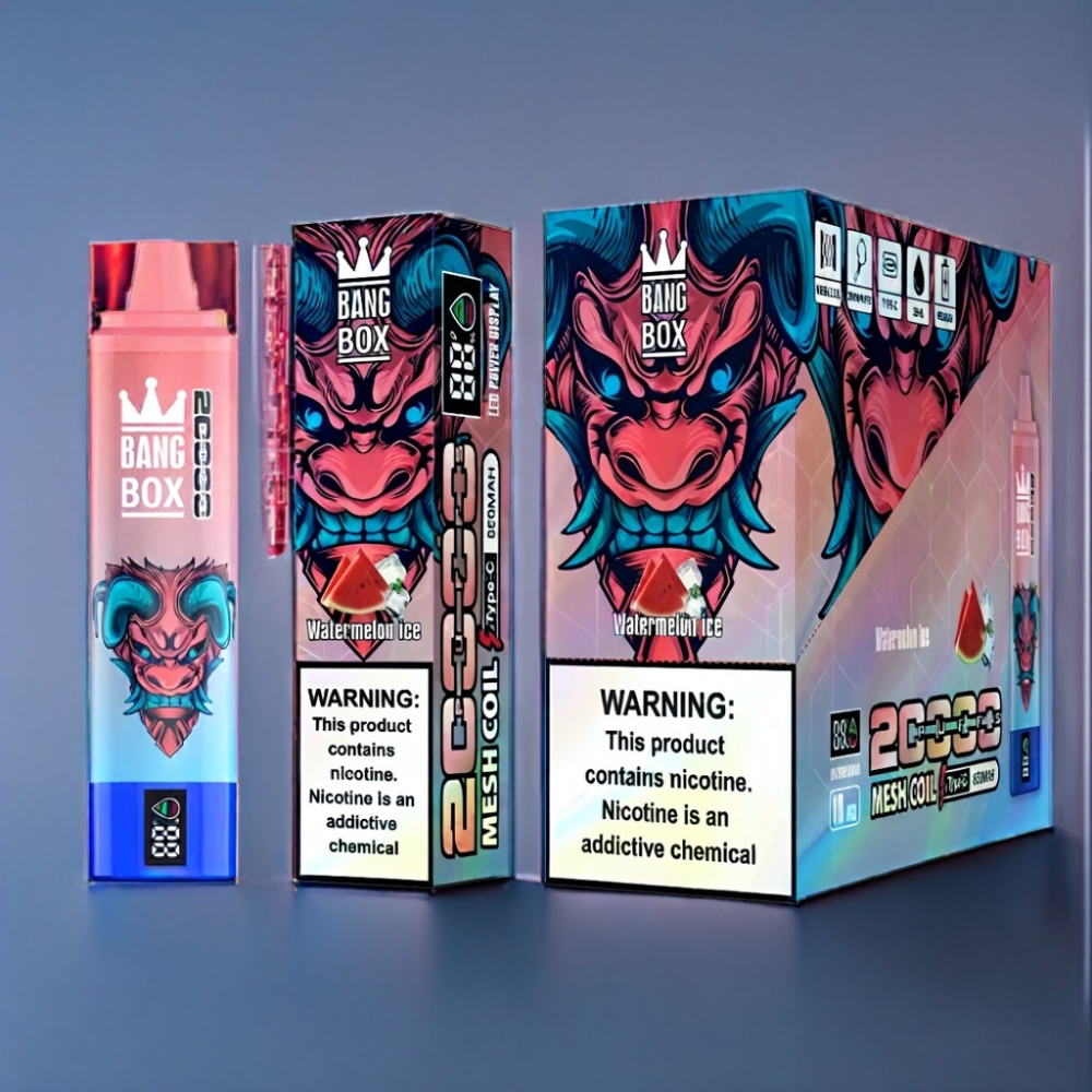 Bang Box 20000 Puffs Vandmelon Is 35ml Engros Danmark
