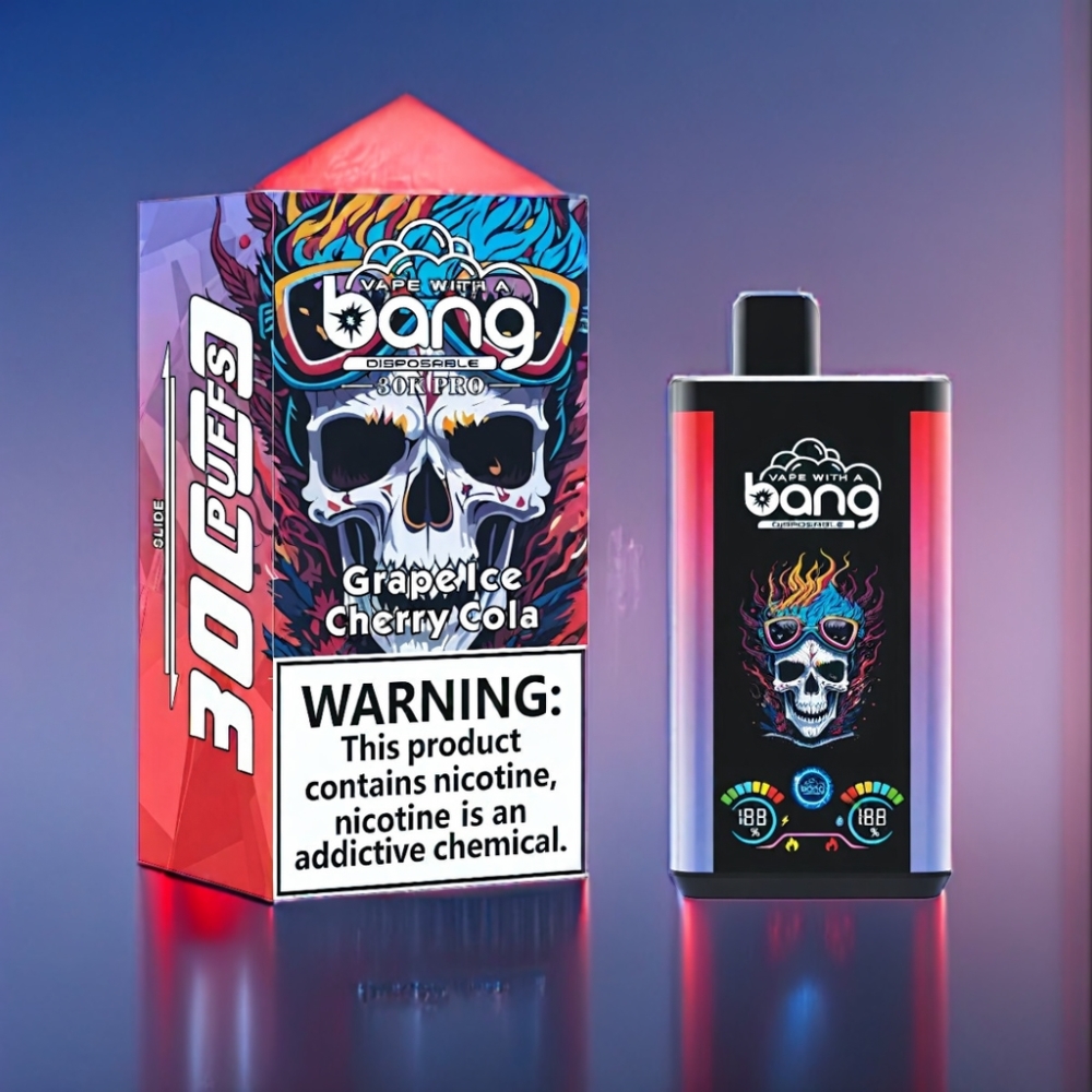 Bang 30K Pro 30000 Puffs Engros Danmark Dual-Smagssystem Kærlighed66 & Jordbær Kiwi