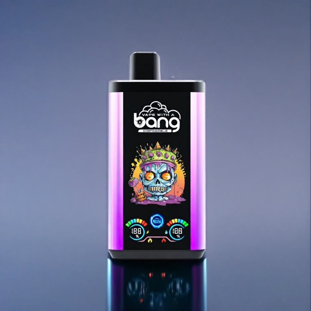 Bang 30K Pro 30000 Puffs Engros Danmark Dual-Smagsystem Lilla Regn & Jordbær Hindbær Kirsebær Is