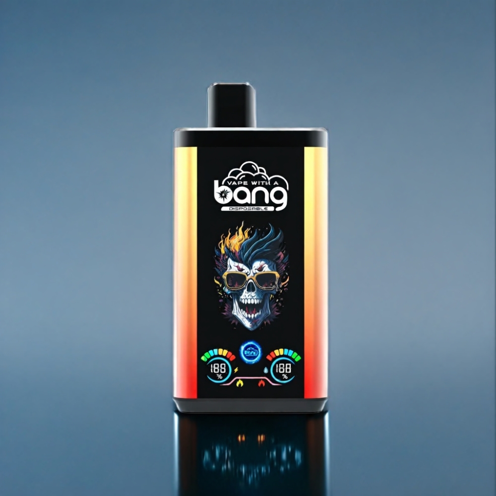 Bang 30K Pro 30000 Puffs Engros Danmark Sort Drage Is & Jordbær Banan Dual-Smagssystem