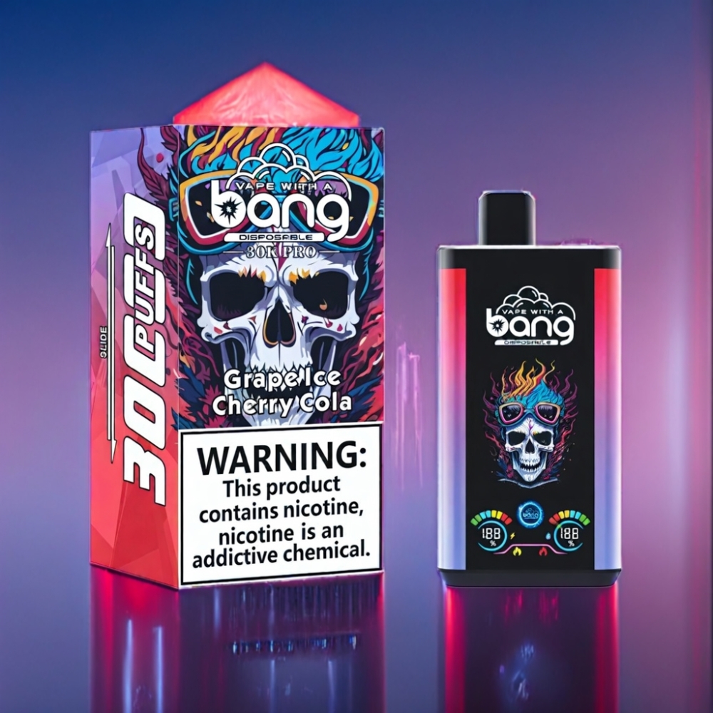 Bang 30K Pro 30000 Puffs Engros Danmark Vinsis & Kirsebær Cola Dual-Smagsystem
