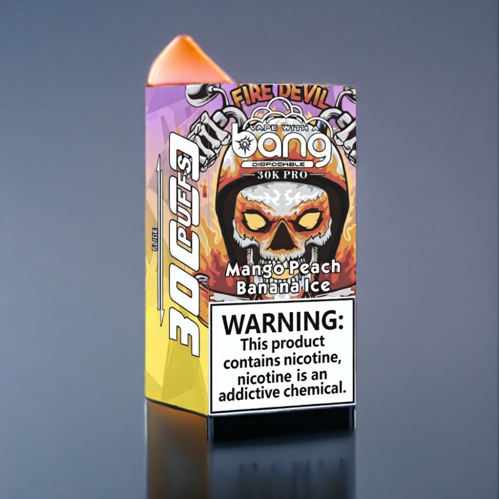 Bang 30K Pro 36ml Engros Danmark Mango Fersken & Banan Is